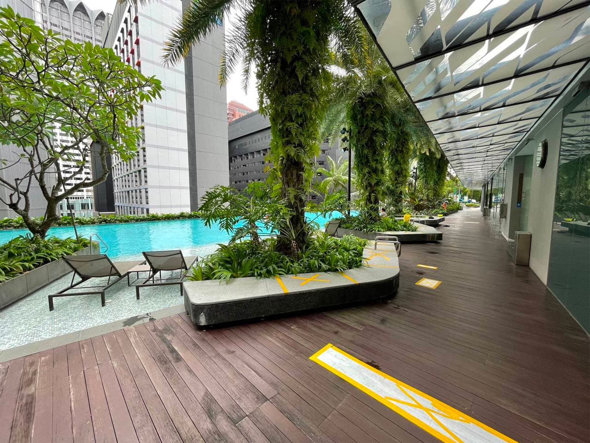 Tulou Composite Timber Decking Singapore Cairnhill Nine Before - Cairnhill Nine Condominium