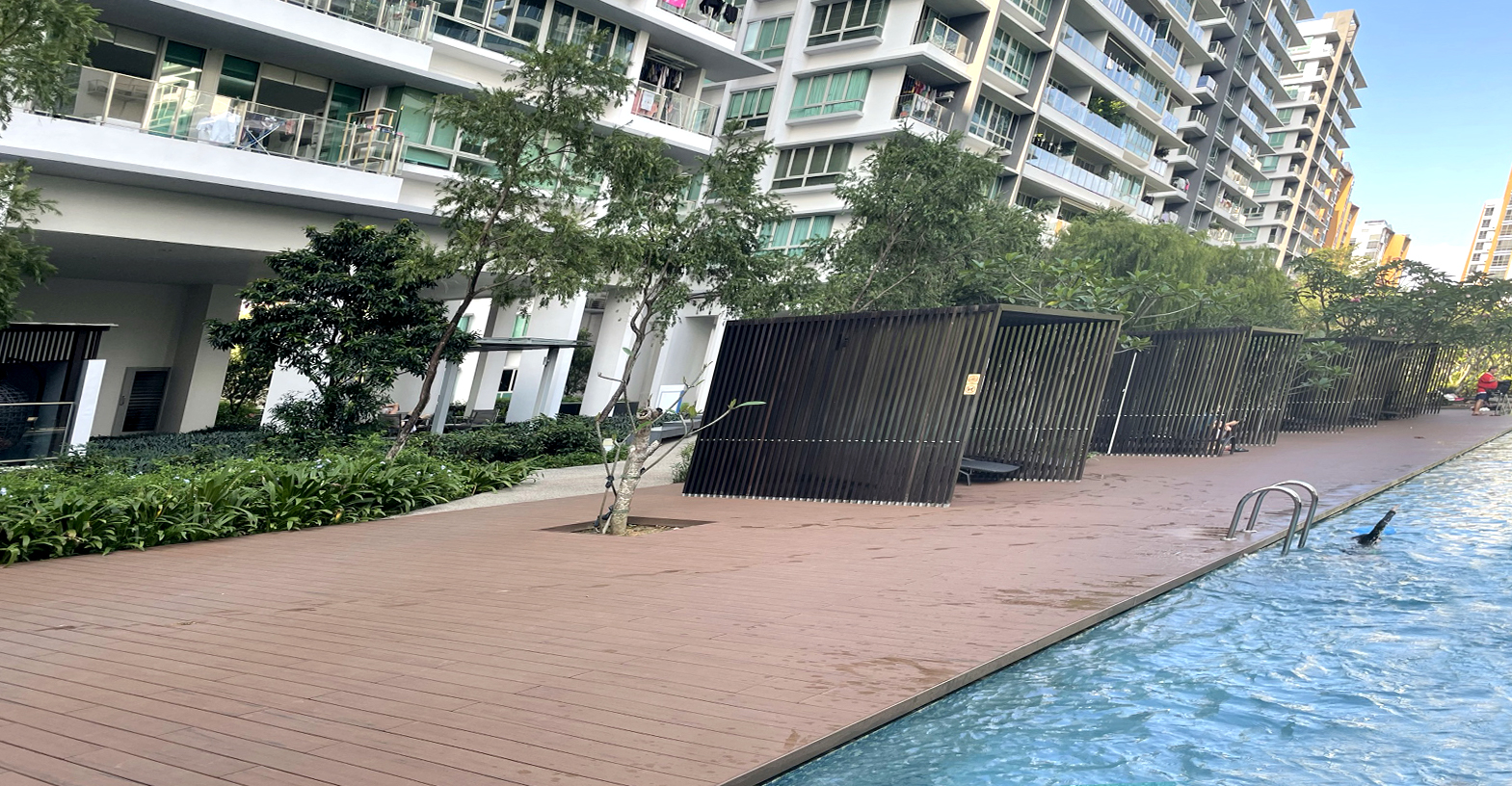 Tulou Composite Timber Decking Singapore Livia After - Livia Condominium
