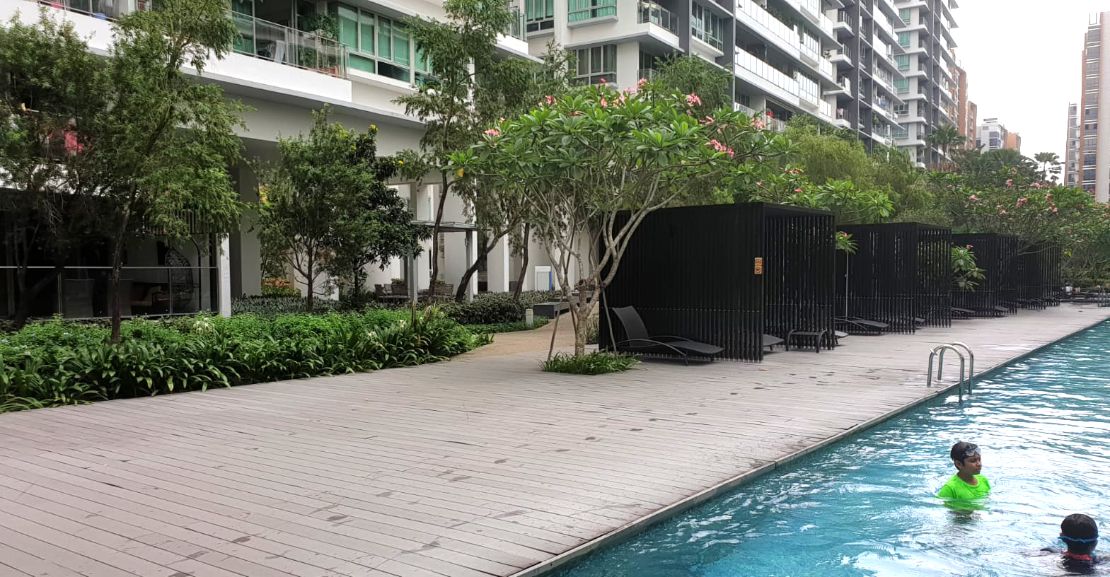 Tulou Composite Timber Decking Singapore Livia Before - Livia Condominium