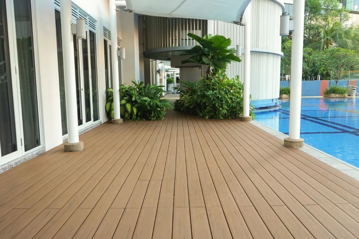 Visioncrest Condominium - Outdoor Composite Timber Wood Floor Decking Singapore